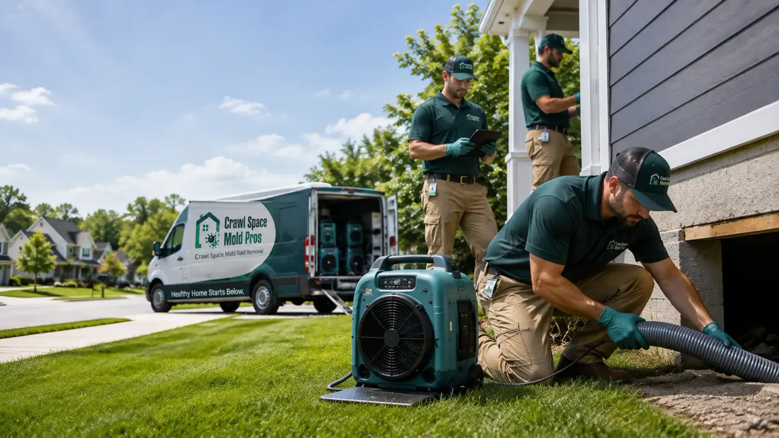 Crawl Space Mold Removal in Thor, IA